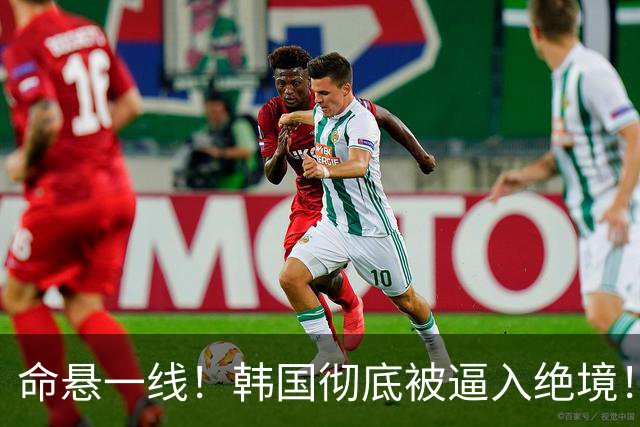 命悬一线！韩国彻底被逼入绝境！8个小组第三名额仅剩1席，生死全靠赌运气